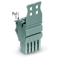 WAGO 2022-108/135-000 Connector, female Grijs 25 stuk(s) - thumbnail