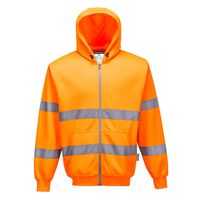 Portwest B305 Hi-Vis Zip Front Hoodie - thumbnail