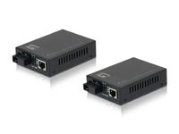 LevelOne FVT-2202 netwerk media converter 100 Mbit/s Zwart - thumbnail