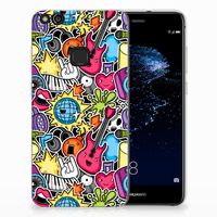 Huawei P10 Lite Silicone Back Cover Punk Rock