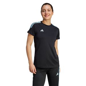 adidas Tiro 23 Club Training Shirt Dames - Opruiming - Kleding - Black/Blue - maat M