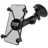 RAM Mount X-Grip zuignapset large smartphones, lange arm RAM-B-166-C-UN10U - - thumbnail