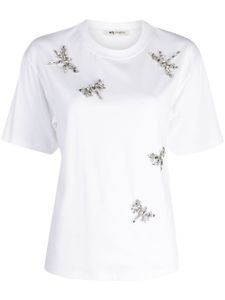 Ports 1961 t-shirt Dragonfly à détails de cristaux - Blanc