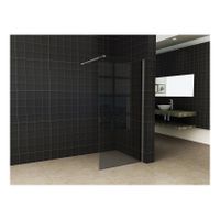 Wiesbaden Thinline inloopdouche rookglas 80x200 cm