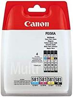Originele Canon CLI-581 Multipack Origineel Zwart, Cyaan, Magenta, Geel