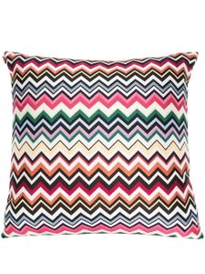 Missoni Home coussin à motif zigzag - Noir