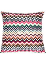 Missoni Home coussin à motif zigzag - Noir - thumbnail