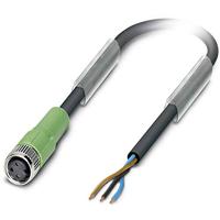 Kabel voor sensoren/actuatoren Phoenix Contact SAC-3P-10,0-PVC/M 8FS BK 1508378, inhoud: 1 stuk