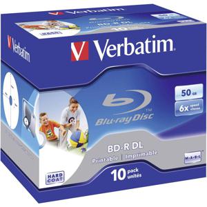 Verbatim 43736 Blu-ray BD-R DL disc 50 GB 10 stuk(s) Jewelcase Bedrukbaar