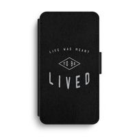 To be lived: iPhone XS Max Flip Hoesje - thumbnail