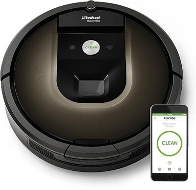 iRobot Roomba 980 robotstofzuiger 0,6 l Zakloos Zwart, Bruin