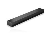 LG S20A Smart Soundbar, Bluetooth, 50 W, 2.0 kanalen, compact met geïntegreerde dubbele woofer, Dolby Digital, DTS Digital Surround, zwart