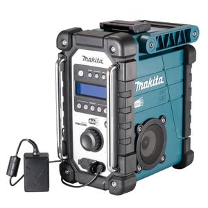 Makita DMR110N radio Werkplek Digitaal Zwart, Turkoois