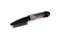 Beeztees Vlooienkam - Kattenverzorging - Zwart Grijs - Groot - 21x4x3 cm