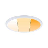 Paulmann 92990 LED-paneel inbouwlamp Areo VariFit IP44 3-niveaus dimbaar 230 mm rond incl. 1x16 watt dimbaar wit mat kunststof 2000 K