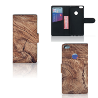 Huawei P8 Lite 2017 Book Style Case Tree Trunk