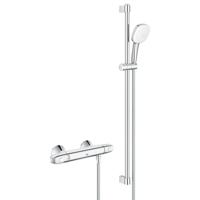 GROHE Grohtherm 1000 Comfortset - thermostatisch - HOH=15cm - met koppeling - 90cm - chroom 34824005 - thumbnail