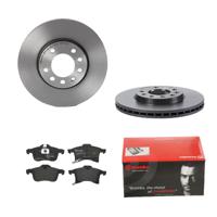 Remmenset, remschijf BREMBO, Remschijftype: Binnen geventileerd, Inbouwplaats: Vooras, u.a. für Opel, Vauxhall, Chevrolet - thumbnail