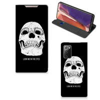 Mobiel BookCase Samsung Galaxy Note20 Skull Eyes