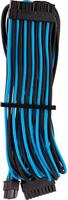 Corsair Premium kabel, 24 pin, ATX, type 4 (generatie 4-serie), met ommanteling, blauw/zwart