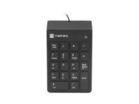 Natec NKL-2022 Digitaal toetsenbord, zwart