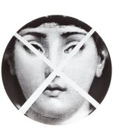 Fornasetti assiette "Tema e variazioni" - Blanc