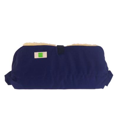 Handwarmers van lamsvel, navy