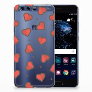 Huawei P10 Plus TPU bumper Hearts