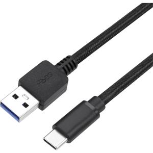 Perixx USB-kabel USB 3.0 USB-A stekker, USB-C stekker 1 m Zwart 11797