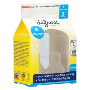 Difrax Flessenspeen Natural Medium 672