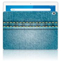 Lenovo Tab M10 Leuke Siliconen Hoes Jeans