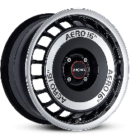 RONAL R50 AERO Zwart gepolijst