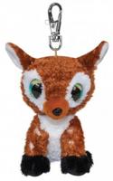 Lumo Stars sleutelhanger Deer Dear bruin 8,5 cm