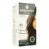 Herbatint Permanente Haarkleuring Kastanjebruin 4N Gevoelige Hoofdhuid 150ml