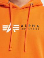 Alpha Industries / Hoody Alpha Label in oranje