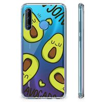 Huawei P30 Lite Stevig Bumper Hoesje Avocado Singing