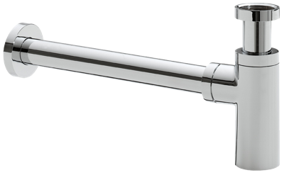 Pure Desing rond chroom syfon