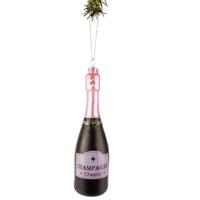 Nordic Light Kerstbal Champagnefles 17 cm