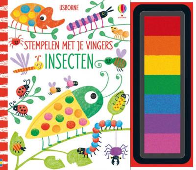 Usborne Publishers Stempelen met je vingers Insecten Usborne Publishers Stempelen met je vingers Insecten
