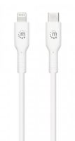 Manhattan USB-kabel USB-C stekker, Apple Lightning stekker 0.50 m Wit 394505 - thumbnail