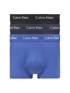 Calvin Klein - 3p Low R Trunk - Cotton Stretch -