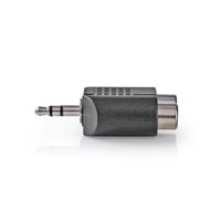 Nedis 3,5 Mm Minijack Mannelijk - 2x RCA Vrouwelijk Adapter - thumbnail