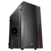 Mars Gaming MCM, PC behuizing Micro ATX, compact, 16 ARGB modi, ventilator 8cm