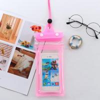 Triple Seal universele waterdichte hoes voor smartphone - 7.2 - Roze - thumbnail