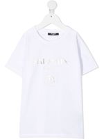 Balmain Kids t-shirt à logo imprimé - Blanc - thumbnail