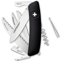 Swiza zakmes D09 Box unisex 95 x 29 x 21 mm RVS zwart