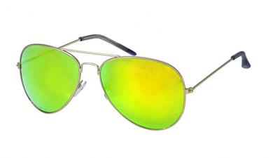 Kost zonnebril gepolariseerd unisex piloot lichtgroen (PZ20 003)