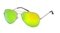 Kost zonnebril gepolariseerd unisex piloot lichtgroen (PZ20 003)