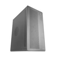 Mars Gaming Tacens AEROM,Micro-ATX PC Behuizing, Robuuste Metalen Constructie met Voorrooster,1x Ultra-Stille Achterventilator 120mm,Ondersteuning voor tot 3x Voorventilatoren,MiniTower, USB 3.0,Zwart