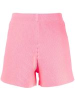 JNBY short en maille à taille haute - Rose